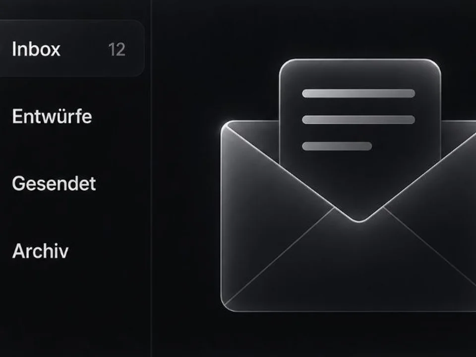 Automatisiertes E-Mail-System: Posteingang mit Entwürfen, Versand und Archiv